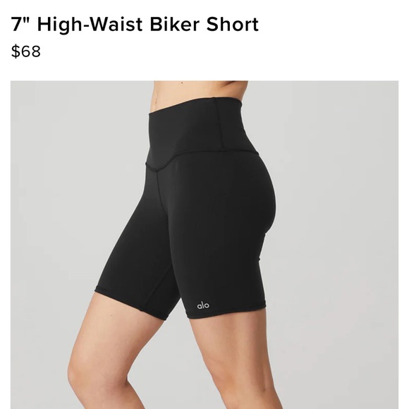 Alo High-Waist Biker Short, True navy, XS - Picture 5 of 6